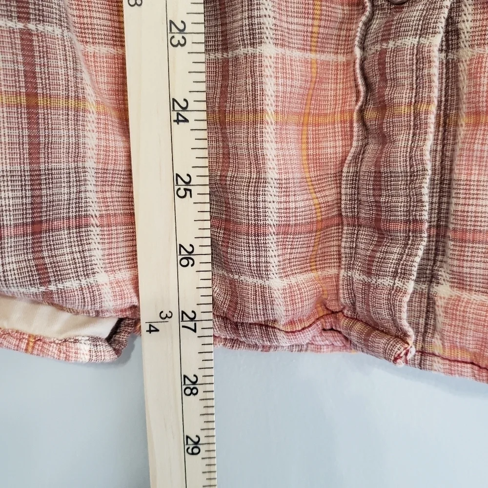 Southern Thread Plaid Shirt Shacket Women Large Lined Cowgirl Western Farm Work